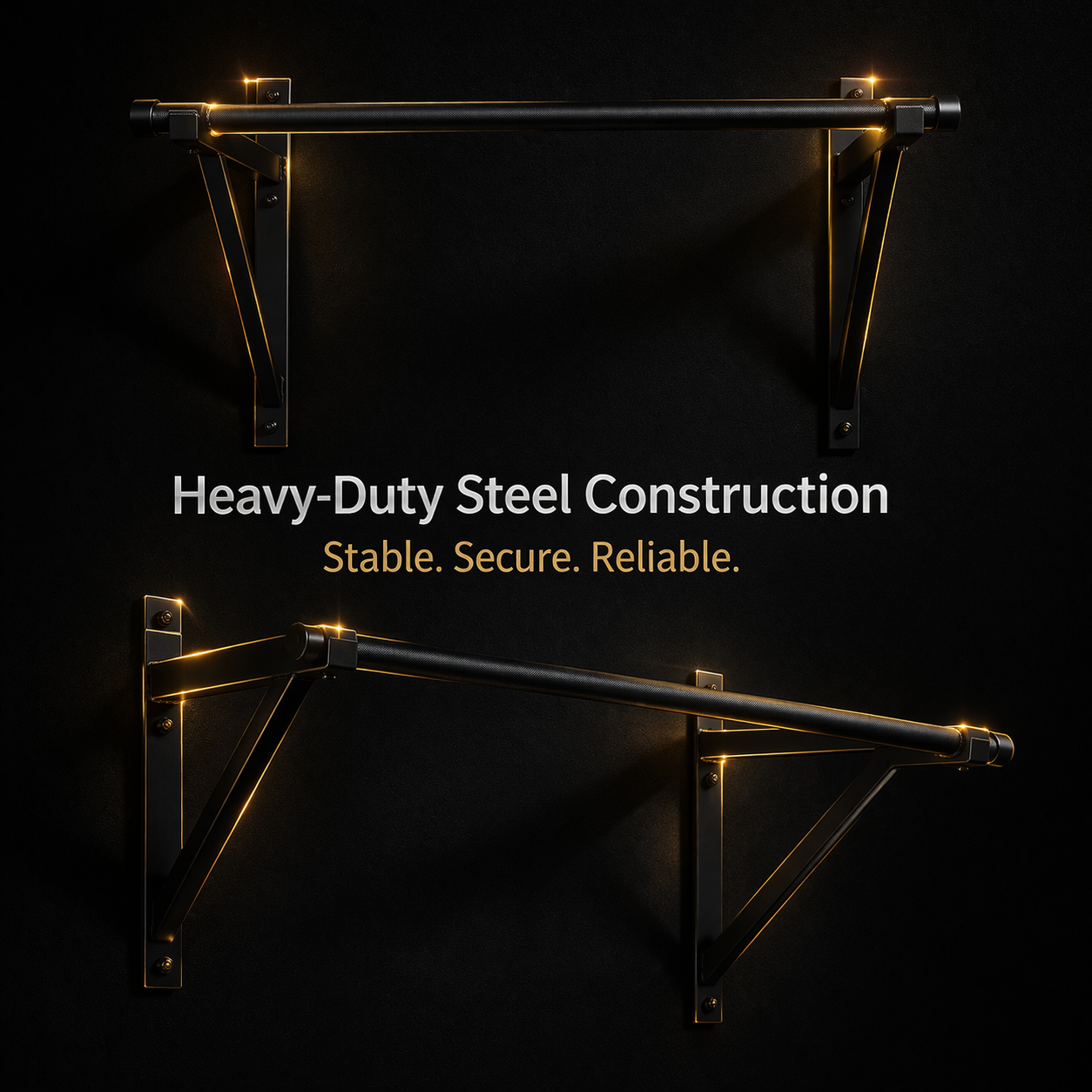 Heavy Duty Wall Mounted Pull Up Bar