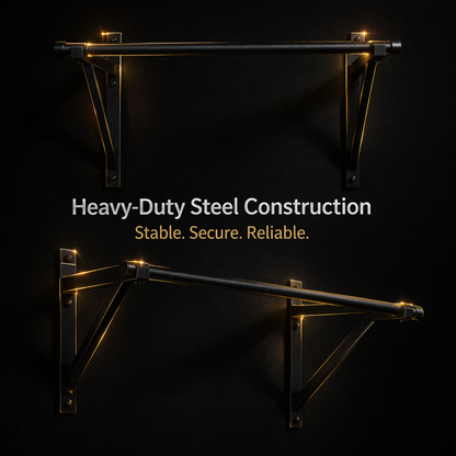 Heavy Duty Wall Mounted Pull Up Bar