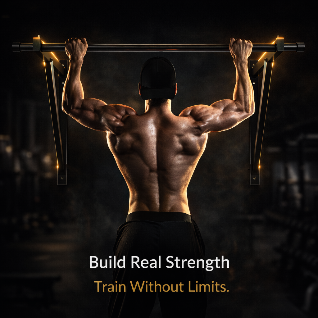 Heavy Duty Wall Mounted Pull Up Bar