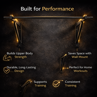Heavy Duty Wall Mounted Pull Up Bar